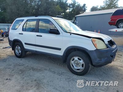 Czwarte zdjęcie samochodu z boku: 2004 HONDA CR-V LX VIN:SHSRD68484U204731 - miniatura