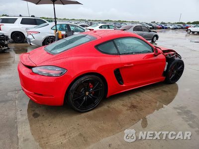 Trzecie zdjęcie samochodu z tyłu: 2022 PORSCHE CAYMAN S VIN:WP0AB2A86NS263183 - miniatura