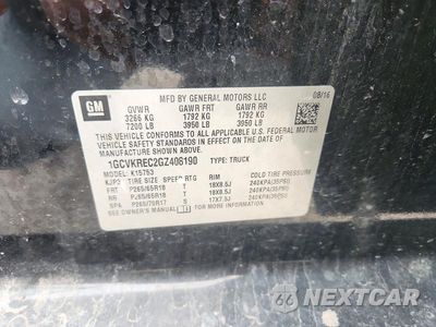 Zdjęcie 12 z 12 samochodu: 2016 CHEVROLET SILVERADO K1500 LT VIN:1GCVKREC2GZ408190 - miniatura
