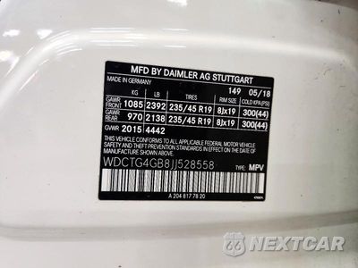 Zdjęcie 13 z 13 samochodu: 2018 MERCEDES-BENZ GLA 250 4MATIC VIN:WDCTG4GB8JJ528558 - miniatura