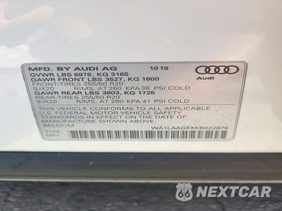 Zdjęcie 12 z 12 samochodu: 2019 AUDI E-TRON PREMIUM PLUS VIN:WA1LAAGEXKB022879 - miniatura