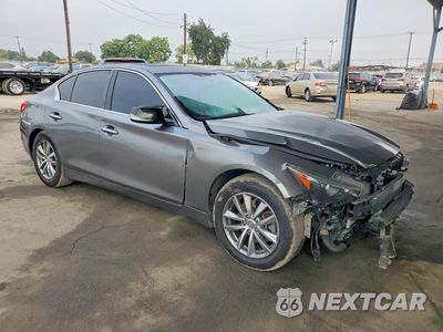 Czwarte zdjęcie samochodu z boku: 2017 INFINITI Q50 2.0T VIN:JN1CV7AP2HM641483 - miniatura