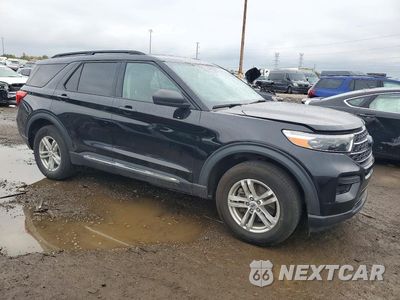 Czwarte zdjęcie samochodu z boku: 2021 FORD EXPLORER XLT VIN:1FMSK8DH9MGC38942 - miniatura