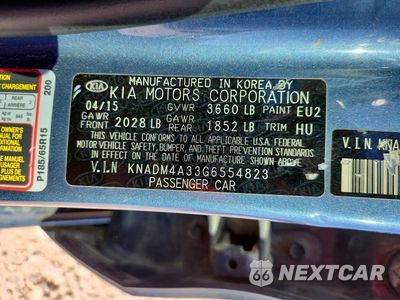 Zdjęcie 12 z 12 samochodu: 2016 KIA RIO LX VIN:KNADM4A33G6554823 - miniatura