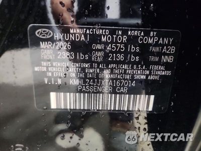 Zdjęcie 12 z 12 samochodu: 2026 HYUNDAI SONATA HYBRID BLUE VIN:KMHL24JJXTA167014 - miniatura