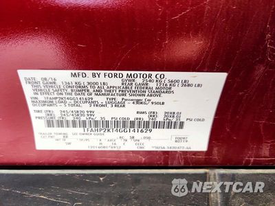 Zdjęcie 13 z 13 samochodu: 2016 FORD TAURUS SHO VIN:1FAHP2KT4GG141629 - miniatura