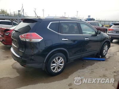 Trzecie zdjęcie samochodu z tyłu: 2015 NISSAN ROGUE SV VIN:KNMAT2MV1FP518485 - miniatura