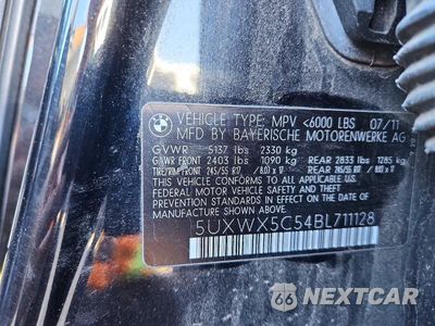 Zdjęcie 13 z 13 samochodu: 2011 BMW X3 XDRIVE28I VIN:5UXWX5C54BL711128 - miniatura