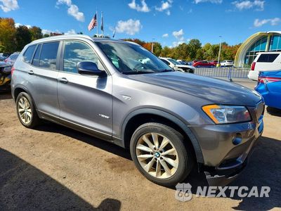 Czwarte zdjęcie samochodu z boku: 2014 BMW X3 XDRIVE28I VIN:5UXWX9C52E0D42608 - miniatura