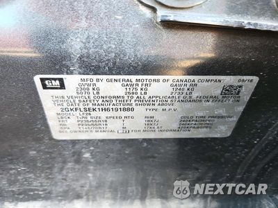 Zdjęcie 13 z 13 samochodu: 2017 GMC TERRAIN VIN:2GKFLSEK1H6191880 - miniatura
