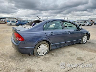Trzecie zdjęcie samochodu z tyłu: 2007 HONDA CIVIC HYBRID VIN:JHMFA36207S008727 - miniatura