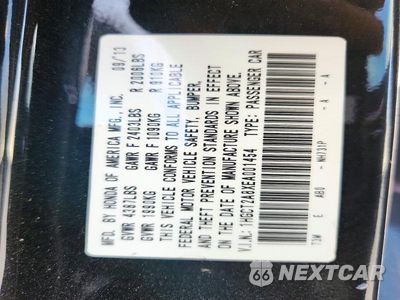 Zdjęcie 12 z 12 samochodu: 2014 HONDA ACCORD EXL VIN:1HGCT2A8XEA001454 - miniatura