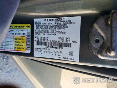 Zdjęcie 12 z 12 samochodu: 2017 LINCOLN MKZ PREMIERE VIN:3LN6L5A9XHR651090 - miniatura