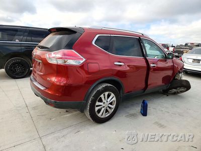 Trzecie zdjęcie samochodu z tyłu: 2016 NISSAN ROGUE SV VIN:KNMAT2MT8GP599274 - miniatura