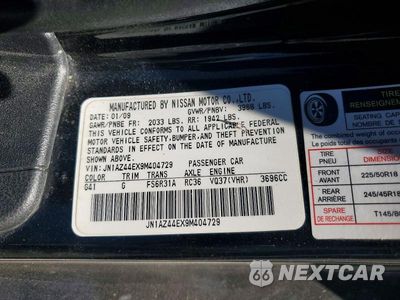 Zdjęcie 12 z 12 samochodu: 2009 NISSAN 370Z BASE VIN:JN1AZ44EX9M404729 - miniatura