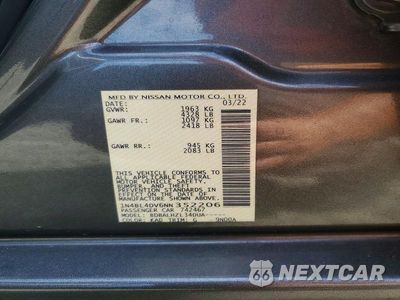 Zdjęcie 12 z 12 samochodu: 2022 NISSAN ALTIMA SV VIN:1N4BL4DV6NN352206 - miniatura