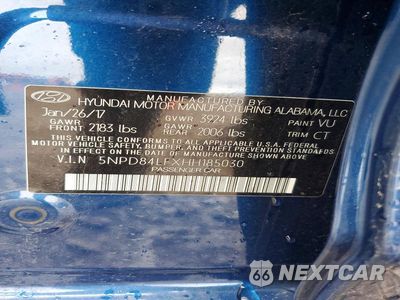 Zdjęcie 13 z 13 samochodu: 2017 HYUNDAI ELANTRA VALUE EDITION VIN:5NPD84LFXHH185030 - miniatura