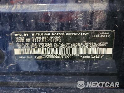 Zdjęcie 12 z 12 samochodu: 2013 MITSUBISHI LANCER SE VIN:JA32V2FW9DU000755 - miniatura
