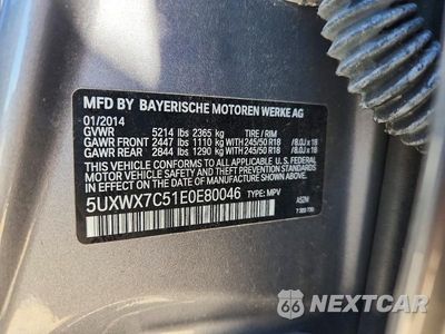 Zdjęcie 13 z 13 samochodu: 2014 BMW X3 XDRIVE35I VIN:5UXWX7C51E0E80046 - miniatura