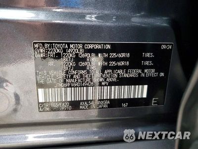 Zdjęcie 13 z 13 samochodu: 2024 TOYOTA RAV4 LIMITED VIN:JTMD6RFV6RD149428 - miniatura