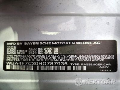 Zdjęcie 12 z 12 samochodu: 2017 BMW 430I GRAN COUPE VIN:WBA4F7C30HG787935 - miniatura