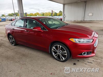 Czwarte zdjęcie samochodu z boku: 2016 FORD FUSION TITANIUM VIN:3FA6P0K97GR399541 - miniatura
