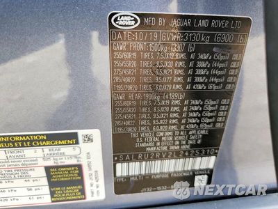 Zdjęcie 13 z 13 samochodu: 2020 LAND ROVER DISCOVERY LANDMARK VIN:SALRU2RV2L2425310 - miniatura