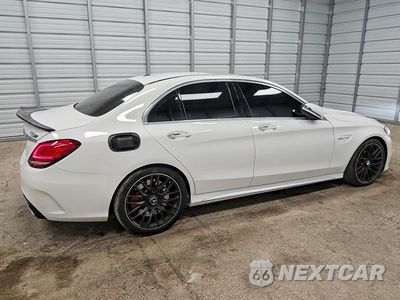 Trzecie zdjęcie samochodu z tyłu: 2020 MERCEDES-BENZ C 63 AMG-S VIN:55SWF8HB0LU329265 - miniatura