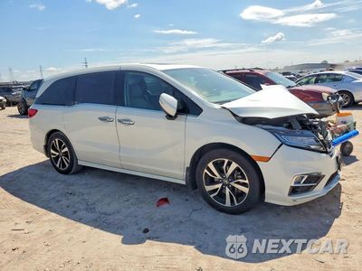 Czwarte zdjęcie samochodu z boku: 2018 HONDA ODYSSEY ELITE VIN:5FNRL6H94JB021425 - miniatura