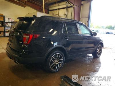 Trzecie zdjęcie samochodu z tyłu: 2017 FORD EXPLORER SPORT VIN:1FM5K8GT4HGE06022 - miniatura
