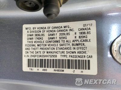 Zdjęcie 12 z 12 samochodu: 2017 HONDA CIVIC SI VIN:2HGFC3A55HH752959 - miniatura