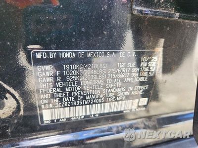 Zdjęcie 14 z 14 samochodu: 2026 HONDA HR-V LX VIN:3CZRZ1H35TM724005 - miniatura