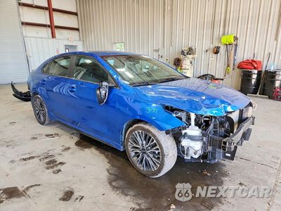 Czwarte zdjęcie samochodu z boku: 2022 KIA FORTE GT LINE VIN:3KPF54AD3NE477928 - miniatura