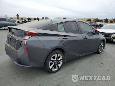 Trzecie zdjęcie samochodu z tyłu: 2017 TOYOTA PRIUS FOUR TOURING VIN:JTDKARFU7H3033754 - miniatura