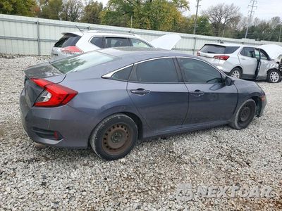 Trzecie zdjęcie samochodu z tyłu: 2020 HONDA CIVIC LX VIN:2HGFC2F68LH554283 - miniatura