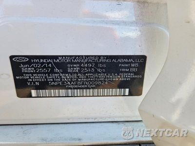Zdjęcie 12 z 12 samochodu: 2015 HYUNDAI SONATA LIMITED VIN:5NPE34AF8FH009824 - miniatura