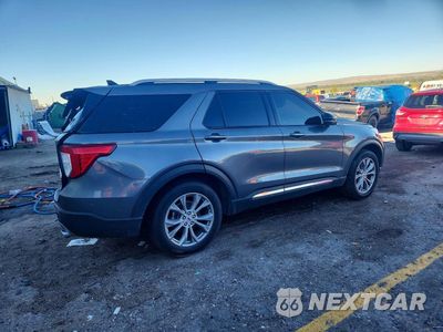 Trzecie zdjęcie samochodu z tyłu: 2022 FORD EXPLORER LIMITED VIN:1FMSK8FH4NGA63921 - miniatura