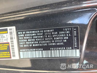 Zdjęcie 13 z 13 samochodu: 2012 VOLKSWAGEN GTI VIN:WVWFV7AJ8CW182656 - miniatura