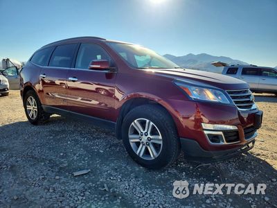 Czwarte zdjęcie samochodu z boku: 2015 CHEVROLET TRAVERSE LT VIN:1GNKVGKD8FJ374921 - miniatura