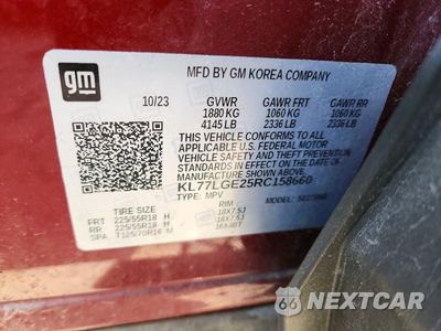 Zdjęcie 13 z 13 samochodu: 2024 CHEVROLET TRAX 1RS VIN:KL77LGE25RC158660 - miniatura