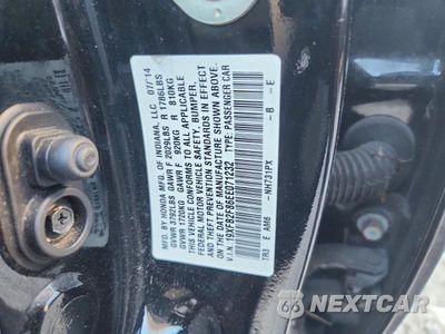 Zdjęcie 12 z 12 samochodu: 2014 HONDA CIVIC EX VIN:19XFB2F86EE071232 - miniatura