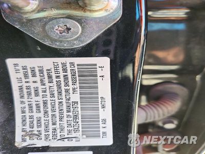 Zdjęcie 13 z 13 samochodu: 2019 HONDA INSIGHT TOURING VIN:19XZE4F99KE019758 - miniatura