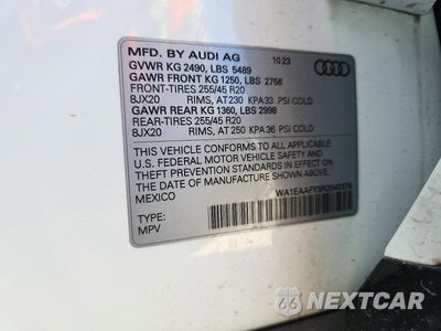 Zdjęcie 14 z 14 samochodu: 2024 AUDI Q5 PREMIUM PLUS 45 VIN:WA1EAAFY3R2040378 - miniatura