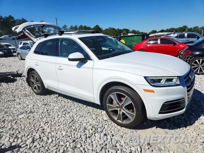 Czwarte zdjęcie samochodu z boku: 2019 AUDI Q5 PREMIUM PLUS VIN:WA1BNAFYXK2053075 - miniatura