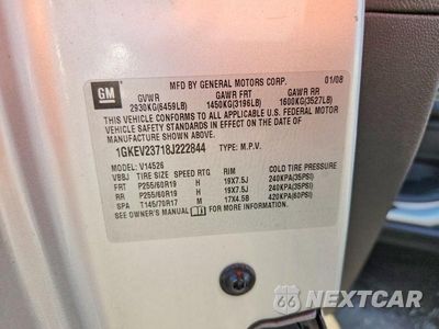 Zdjęcie 13 z 13 samochodu: 2008 GMC ACADIA SLT-1 VIN:1GKEV23718J222844 - miniatura