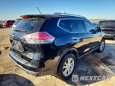 Trzecie zdjęcie samochodu z tyłu: 2016 NISSAN ROUGE SL SV VIN:5N1AT2MT0GC841753 - miniatura