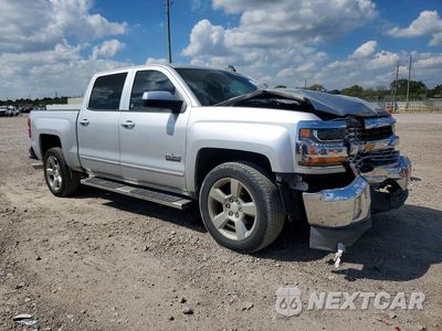 Czwarte zdjęcie samochodu z boku: 2018 CHEVROLET SILVERADO C1500 LT VIN:3GCPCRECXJG382631 - miniatura