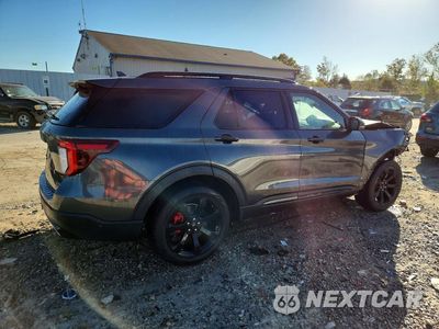 Trzecie zdjęcie samochodu z tyłu: 2020 FORD EXPLORER ST VIN:1FM5K8GC6LGB27535 - miniatura