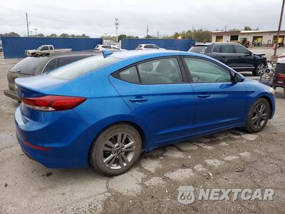 Trzecie zdjęcie samochodu z tyłu: 2018 HYUNDAI ELANTRA SEL VIN:KMHD84LF2JU608206 - miniatura