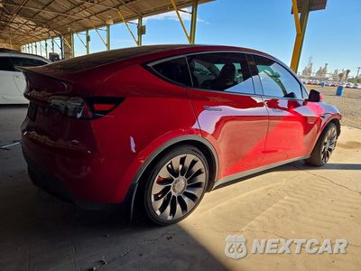 Trzecie zdjęcie samochodu z tyłu: 2023 TESLA MODEL Y VIN:7SAYGDEF7PF711163 - miniatura